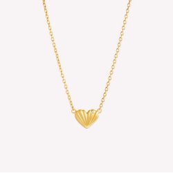 byBiehl Just Love Forgyldt Halskde m/Cz 3-4501a-GP