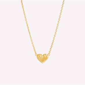 byBiehl Just Love Forgyldt Halskde m/Cz 3-4501a-GP