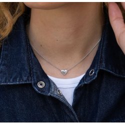 byBiehl Just Love Slv Halskde m/Cz 3-4501a-R