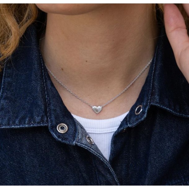 byBiehl Just Love Slv Halskde m/Cz 3-4501a-R