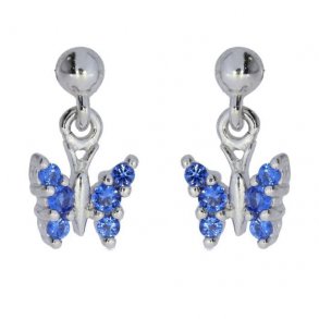 Slv reringe m/Bl Sommerfugle