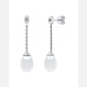 Slv reringe m/Ferskvandsperler