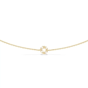 Scrouples Forgyldt Cirkel Armbnd med zirkonia