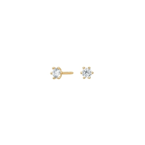 Siersb�l 8 Kt �restikker m/Zirkonia 3,5 mm 30423570300