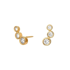 Siersb�l 8 kt �restikker m/Zirkonia i R�rfatninger 30428310300
