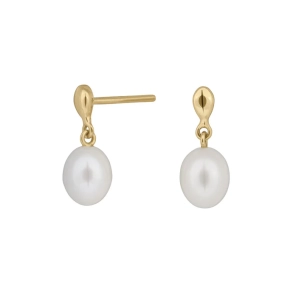 8Kt Guld restikker m/Perle