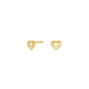 Siersb�l 14kt guld Hjerte �restikker 30552160500