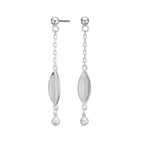 Joanli Rhd. S�lv THEANOR �reh�ngere m/Imiteret Perle 30610080900