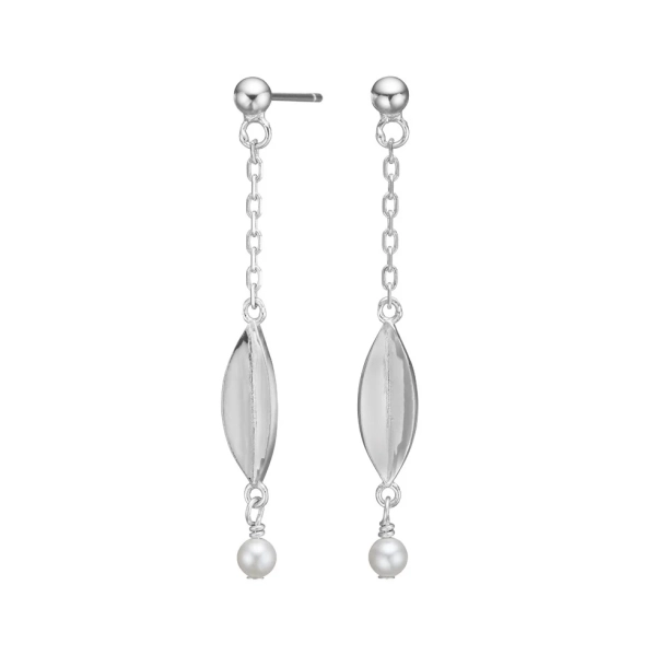 Joanli Rhd. S�lv THEANOR �reh�ngere m/Imiteret Perle 30610080900