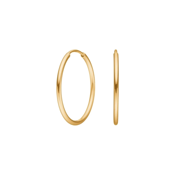 Siersb�l 8 Kt Guld Creoler 23 mm 30820710300