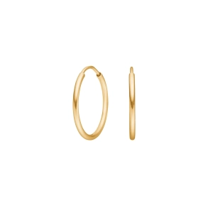 Siersb�l 8 Kt Guld Creoler 17 mm 30820730300