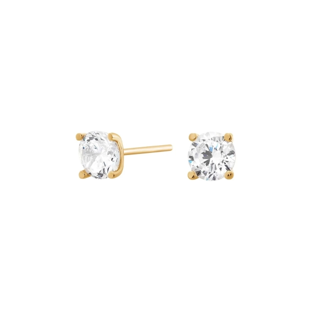 Siersb�l 8 Kt �restikker m/Zirkonia 5,5mm 30820990300