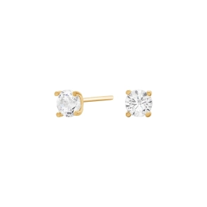 Siersb�l 8 Kt �restikker m/Zirkonia 4,5mm 30821000300