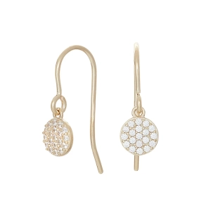 Siersb�l 8 kt �reh�ngere m/Cirkelvedh�ng & Zirkonia 30821150300