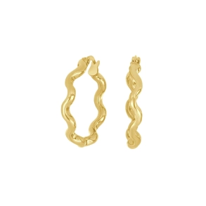 Siersb�l 8kt. Guld Snoede Creoler 30821960300