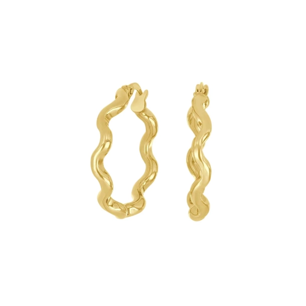 Siersb�l 8kt. Guld Snoede Creoler 30821960300