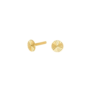 Siersb�l 8 Kt Runde Guld �restikker m/Diamond Cut 3170223