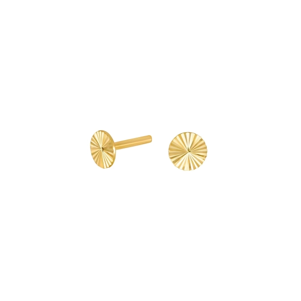 Siersb�l 8 Kt Runde Guld �restikker m/Diamond Cut 3170223