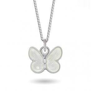 Slv Vedhng m/Sommerfugl + Kde 32703