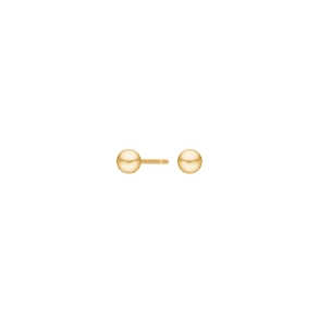 Siersb�l 14kt Guld Kugle�restikker 4mm 3310025
