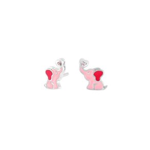 S�lv B�rne�restikker m/Pink Elefant Cz 334028