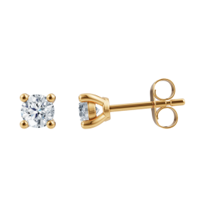 Siersb�l Luxury Solitaire 14 kt. �restikker m/2x 0,25 ct. Lab Grown Diamond