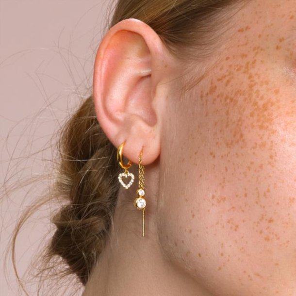 Joanli Nor Idanor Forgyldt Slv rekder m/Zirkonia