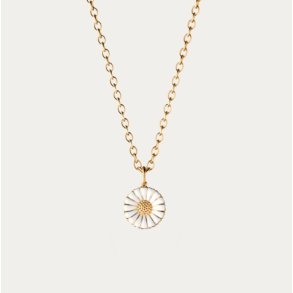 Georg Jensen Daisy Forgyldt Halsk�de 18mm 3536214