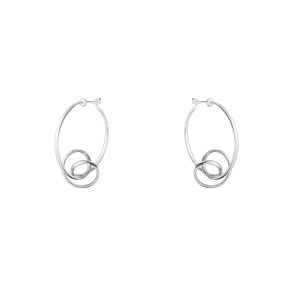 Georg Jensen S�lv Forget Me Knot Torun Earhoops 3539342