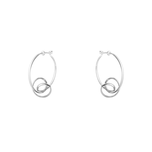 Georg Jensen S�lv Forget Me Knot Torun Earhoops 3539342