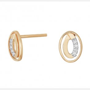 14kt Guld restikker m/0.04ct W/SI Brillanter 355 201br5