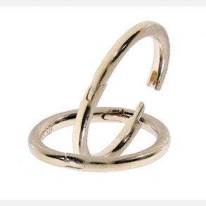 14Kt Guld Creoler 13.5 mm