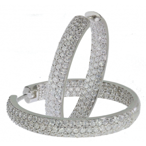 Slv Creoler m/Zirkonia