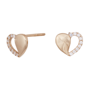 8Kt Guld restikker m/Hjerter 383 072cz3