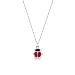 Smykkebox 823 med mariehne Vedhng og restikker