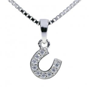 Slv Vedhng m/Hestesko + Kde 43 + 2 cm