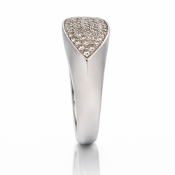 14kt hvg ring m brill 0,596ct