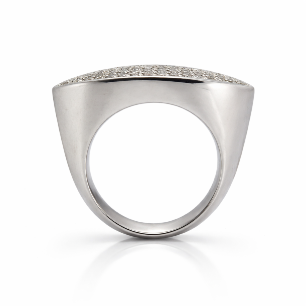 14kt hvg ring m brill 0,596ct