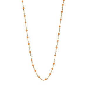 Jeberg Jewellery Amber Glow Forgyldt Slv Halskde 4695-42-EXT-G