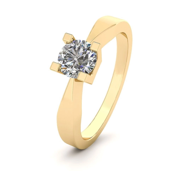 14KT.RING 0,40 TW.VS