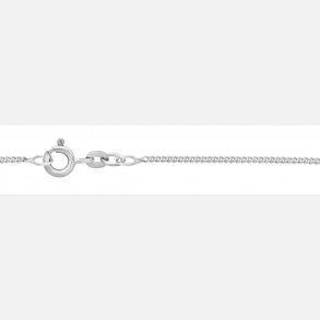 14kt Hvidgulds Panser Kde 50 cm