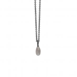 Oxyderet Slv Vedhng m/Gr Mnesten 51-9-60OX