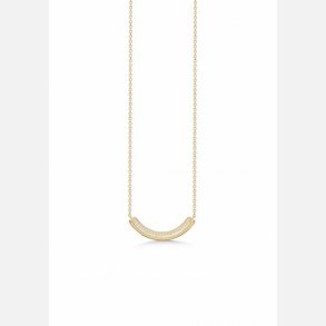 Forgyldt Kde m/Halvmne m/Zirkonia 5203869-45