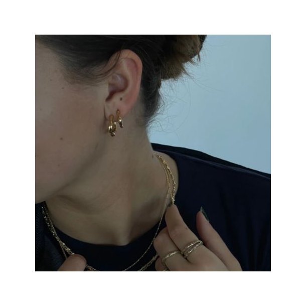 Jeberg Jewellery Harmony Forgyldt Slv Petite Hoops 52080