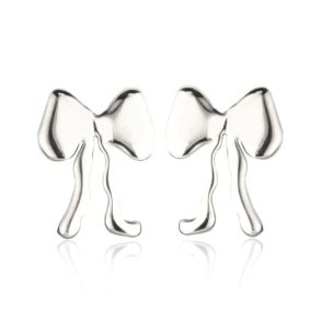 Jeberg Jewellery Petite Bow Plain Slv restikker 52822