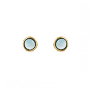 Forgyldte restikker m/Londonblue Krystaller 5535-2-174