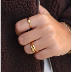 Jeberg Jewellery Balance Forgyldt Slvring 60700