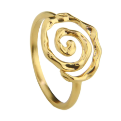 Jeberg Jewellery Pirouette Forgyldt Slvring 61110