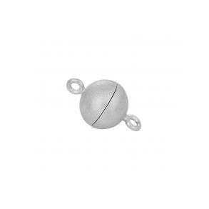 Rhodineret Slv Magnet Perlels 12 mm 617 021