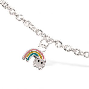 Slv Girls Armbnd m/Regnbue-kat 671922